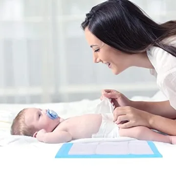 Rocinha 100 Pack Disposable Baby Changing Pads - Waterproof & Portable