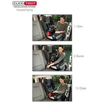 Britax Frontier ClickTight Harness-2-Booster Car Seat - 2 Layer Impact Protection - 25 to 120 Pounds, Vibe