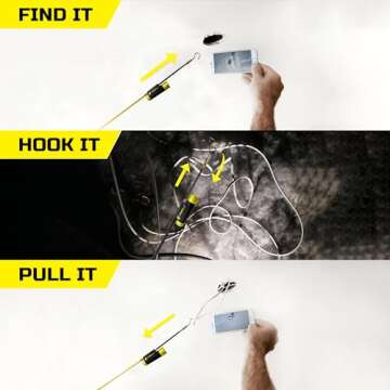 Ferret Plus Wireless Inspection Camera and Cable Pulling Tool - Now with Built-in On-Board Memory at 1080p and Non-Contact Voltage Detector
