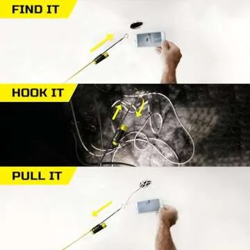 Ferret Plus Wireless Inspection Camera and Cable Pulling Tool - Now with Built-in On-Board Memory at 1080p and Non-Contact Voltage Detector