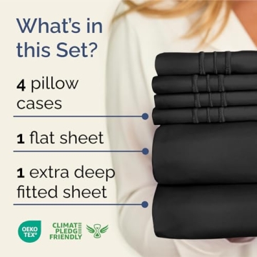 Extra Deep King Sheet Set for Ultimate Comfort