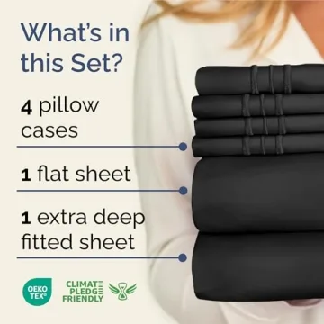 Extra Deep King Sheet Set for Ultimate Comfort