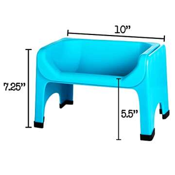 Fluff Trough Elevated Slow Feeder Bowl for Flat-Faced Pets