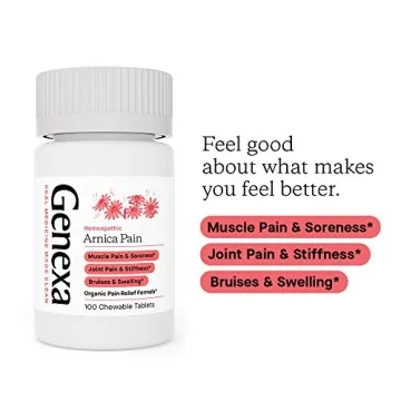 Genexa Arnica Pain Relief Tablets | Natural Homeopathic Remedy
