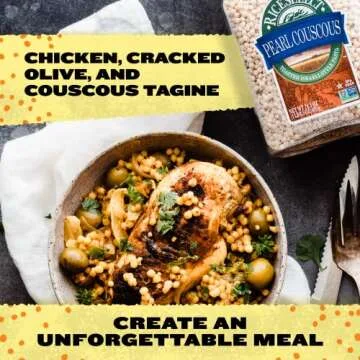 RiceSelect Pearl Couscous, Non-GMO, Versatile 24.5-Ounce Jar