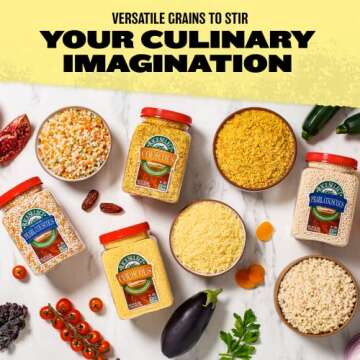 RiceSelect Pearl Couscous, Non-GMO, Versatile 24.5-Ounce Jar