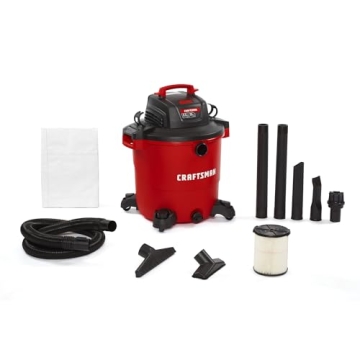 CRAFTSMAN CMXEVBE17596 20 Gallon 6.5 Peak HP Wet Dry Vac, Heavy-Duty Shop Vacuum Wet and Dry with Fi...