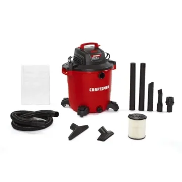 CRAFTSMAN CMXEVBE17596 20 Gallon 6.5 Peak HP Wet Dry Vac with Attachments