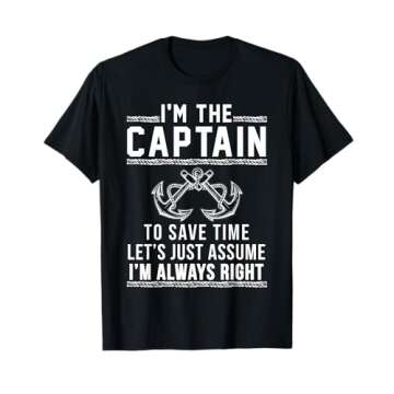 Captain Of The Boat - T Shirt T-Shirt