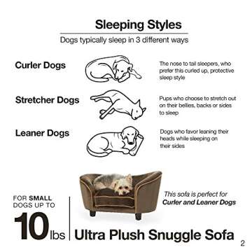 Enchanted Home Pet Ultra Plush Snuggle Pet Bed in Dark Grey