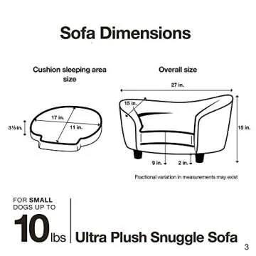 Enchanted Home Pet Ultra Plush Snuggle Pet Bed in Dark Grey