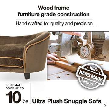 Enchanted Home Pet Ultra Plush Snuggle Pet Bed in Dark Grey