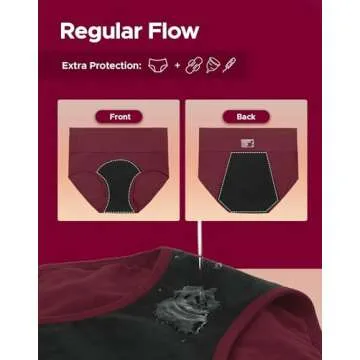 Comfortable Leakproof Period Panties for Women - 3 Pack