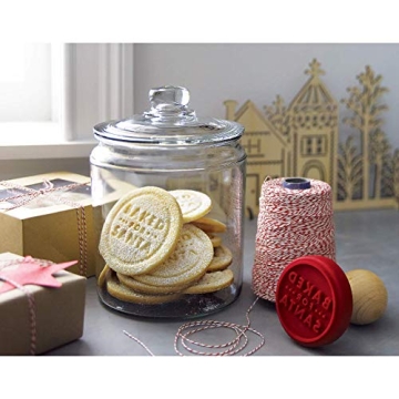 Stylish Airtight Glass Canisters with Labels - Set of 2