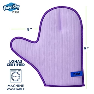Pure-Sky Glass Cleaning Cloth Glove for Streak-Free Shine