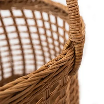 LiLaCraft Rattan Wicker Baskets - Perfect for Gifts or Storage