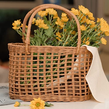 LiLaCraft Rattan Wicker Baskets - Perfect for Gifts or Storage