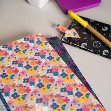 Simply Genius Single Roll Patterned Duct Tape - Colored Floral Spring Duct Tape for Kids and Adults Craft Supplies - Flower Duct Tape