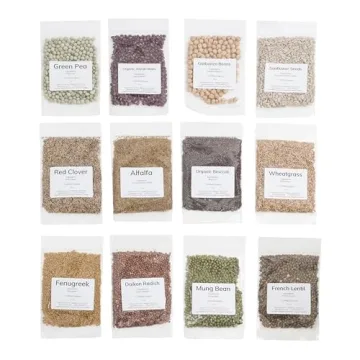 Sprout House Organic Sprouting Seeds - 12 Varieties Sample Pack