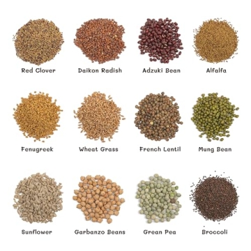 Sprout House Organic Sprouting Seeds - 12 Varieties Sample Pack