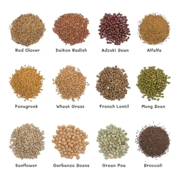 Sprout House Organic Sprouting Seeds - 12 Varieties Sample Pack