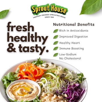 Sprout House Organic Sprouting Seeds - 12 Varieties Sample Pack