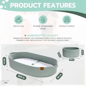 PeraBella Baby Changing Basket for Stylish Parents