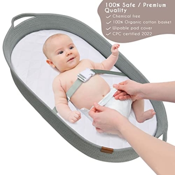 PeraBella Baby Changing Basket for Stylish Parents