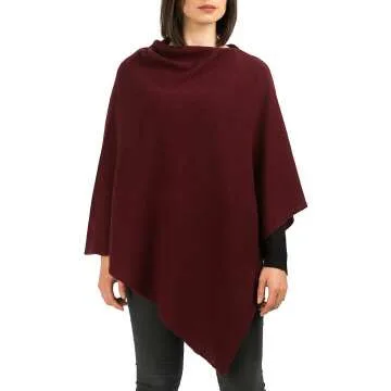 DALLE PIANE Cashmere Poncho - Italian Luxury Wear