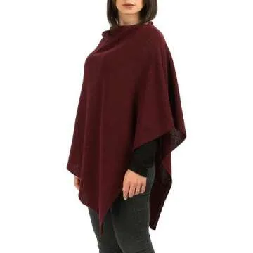 DALLE PIANE Cashmere Poncho - Italian Luxury Wear