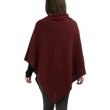 DALLE PIANE Cashmere Poncho - Italian Luxury Wear