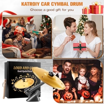 Golden Car Cymbal Air Vent for Music Lovers Fun