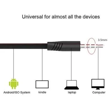 Earbuds Replacement for Kindle Fire,Earphone Replacement for Kindle eReaders,Fire HD 8 HD 10,Compatible with Kindle Voyage Oasis Earbuds,Compatible with Samsung Xperia in Ear Headset Android