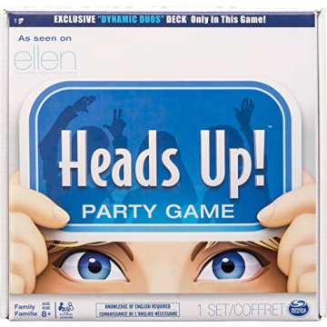 Head’s Up Party Game 4th Edition, Word Guessing Board Game for Kids and Families Ages 8 and up
