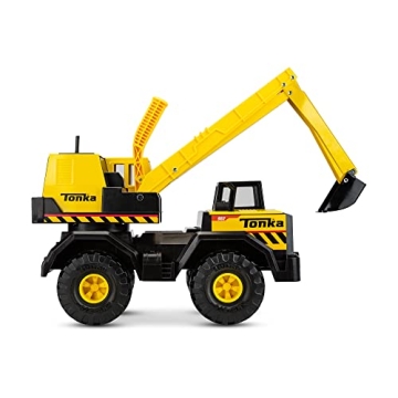 Tonka Steel Classics Mighty Excavator – Durable Construction Truck for Kids