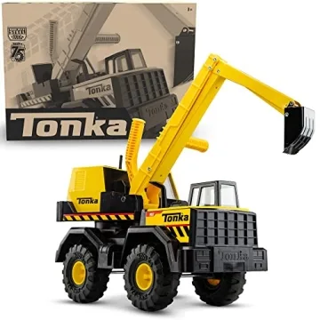 Tonka Steel Classics Mighty Excavator for Kids and Toddlers