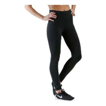 Nike Women's All-in Tight, Black/White, Small