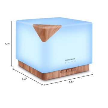 URPOWER Essential Oil Diffuser with 700ml Large Capacity