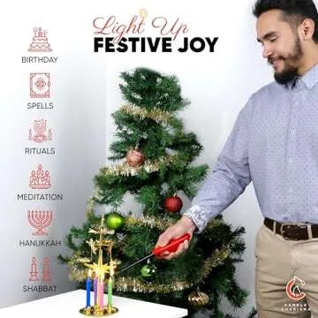 Candle Charisma 100 Multi-Colored Spell Candles - 4" Unscented Paraffin Chime Candles, Smokeless & Dripless Candles, 1.5 Hours Burn Time 0.4" Thick Taper Candles for Rituals, Witchcraft & Parties