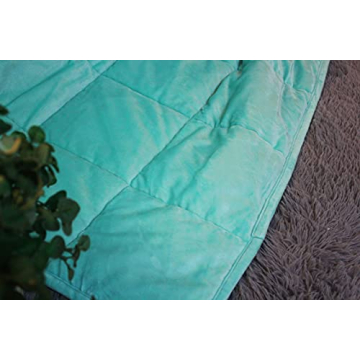 ALANSMA Reversible Weighted Blanket - Luxury Velvet Comfort