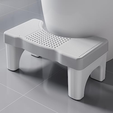 Toilet Stool Poop Stool for Squatting Posture, Portable Plastic Potty Stool for Adults, Toilet Poop ...