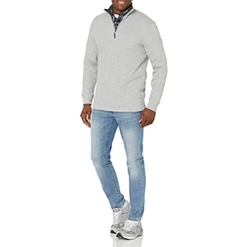 Amazon Essentials Men's Stylish Quarter-Zip Sweater