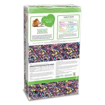 Carefresh 99% Dust-Free Confetti Natural Paper Small Pet Bedding with Odor Control, 23 L