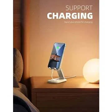 Lamicall Adjustable Phone Stand - Perfect for Home and Office