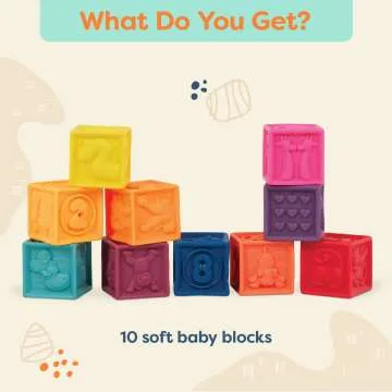 Soft Educational Baby Blocks - Learning Stacking Toys