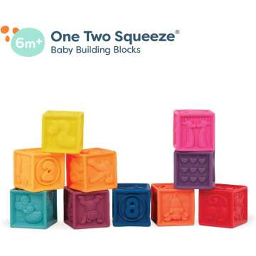 Soft Educational Baby Blocks - Learning Stacking Toys