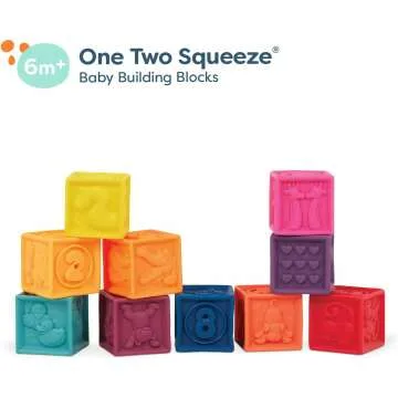 Soft Educational Baby Blocks - Learning Stacking Toys