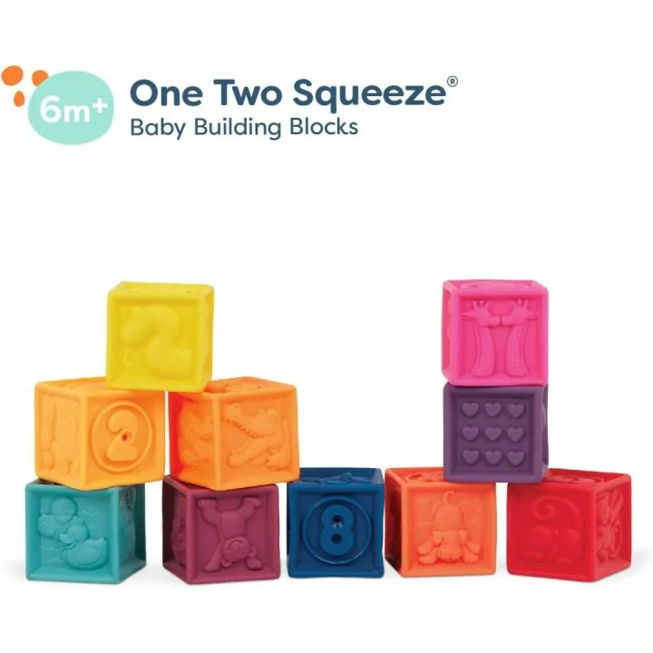 Soft Educational Baby Blocks - Learning Stacking Toys