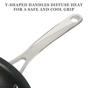 Martha Stewart Nonstick 10 Piece Cookware Set - Gray