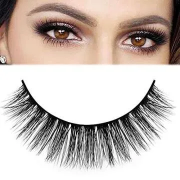 DAODER Natural Look 3D Faux Mink Lashes Pack - 10 Pairs